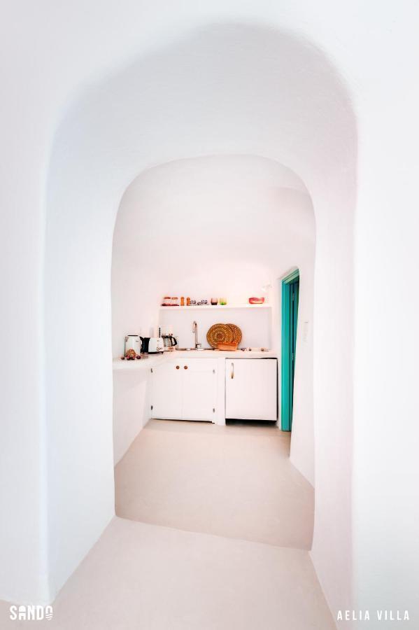 Sando Traditional Cave Villas With Jacuzzi And Sea View Vourvoúlos 外观 照片