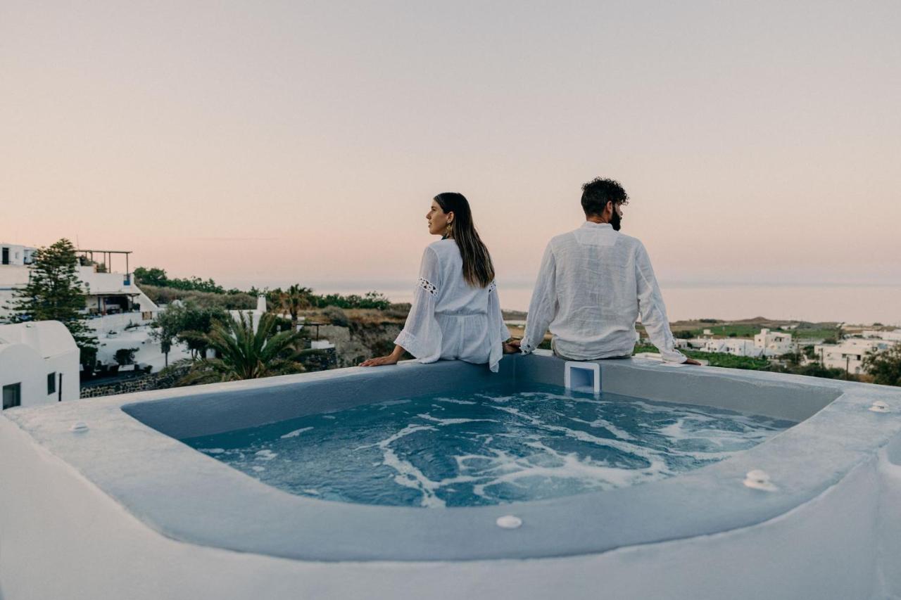 Sando Traditional Cave Villas With Jacuzzi And Sea View Vourvoúlos 外观 照片