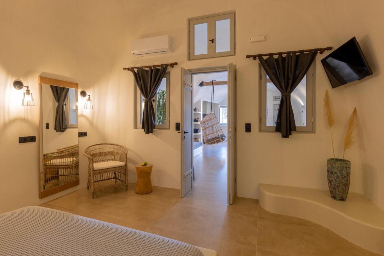 Sando Traditional Cave Villas With Jacuzzi And Sea View Vourvoúlos 外观 照片