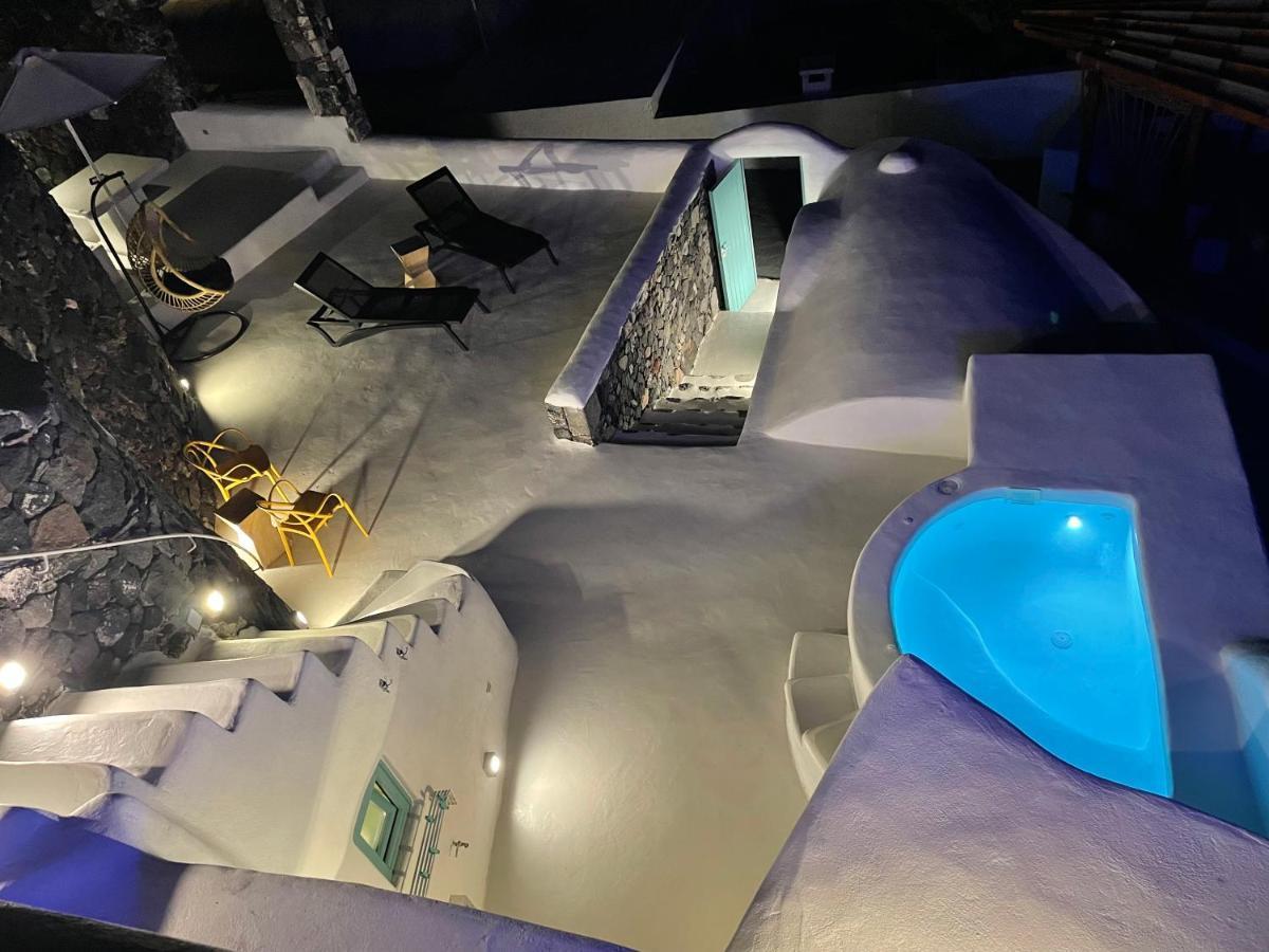 Sando Traditional Cave Villas With Jacuzzi And Sea View Vourvoúlos 外观 照片